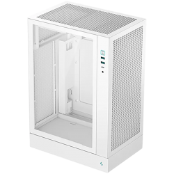 DeepCool CH170 PLUS WH, Mini Tower, Mini-ITX/Micro-ATX, 2xUSB3.0, 1xType-C Gen 2, 1xAudio/Mic, Mesh Panel, White, R-CH170-WHNGM0-G, 2Y