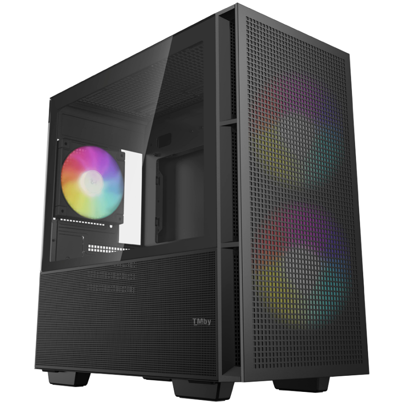 DeepCool CH360, Mid Tower, Mini-ITX/Micro-ATX/ATX PS 2, 1xUSB3.0, 1xAudio, 1x Type-C,  2x140mm Pre-Installed ARGB Fans + 1x120, Tempered