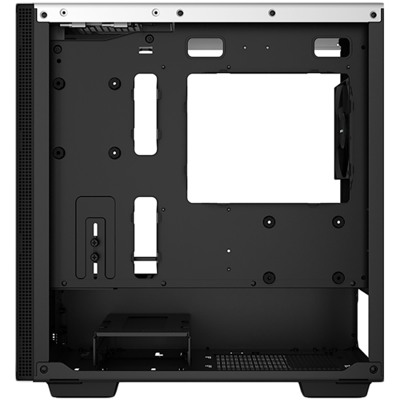 DeepCool CH370 WH, Mid Tower, Mini-ITX/Micro-ATX, 2xUSB3.0, 1xAudio, 1x120mm Pre-Installed Black Fan, Tempered Glass, Mesh Panel, White