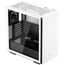 DeepCool CH510 White Mid Tower Case, E-ATX/ATX/Micro-ATX/Mini-ITX, 2xUSB2.0, 1xUSB3.0, 1xAudio, 1xMic, ABS+SPCC+Tempered Glass, Mesh Panel R-CH510-BKNNE1-G-1