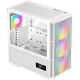 DeepCool CH560 Digital WH, Mid Tower, Mini-ITX/Micro-ATX/ATX/E-ATX, 1xUSB3.0, 1xType-C, 1xAudio, 3x140mm+1x120mm Pre-Installed ARGB Fans