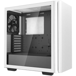 DeepCool CK500 White  Mid Tower Case, 	Mini-ITX / Micro-ATX / ATX / E-ATX,2xUSB3.0, 1xAudio, 1xType-C, ABS+SPCC+Tempered Glass, Mesh Pane R-CK500-WHNNE2-G-1