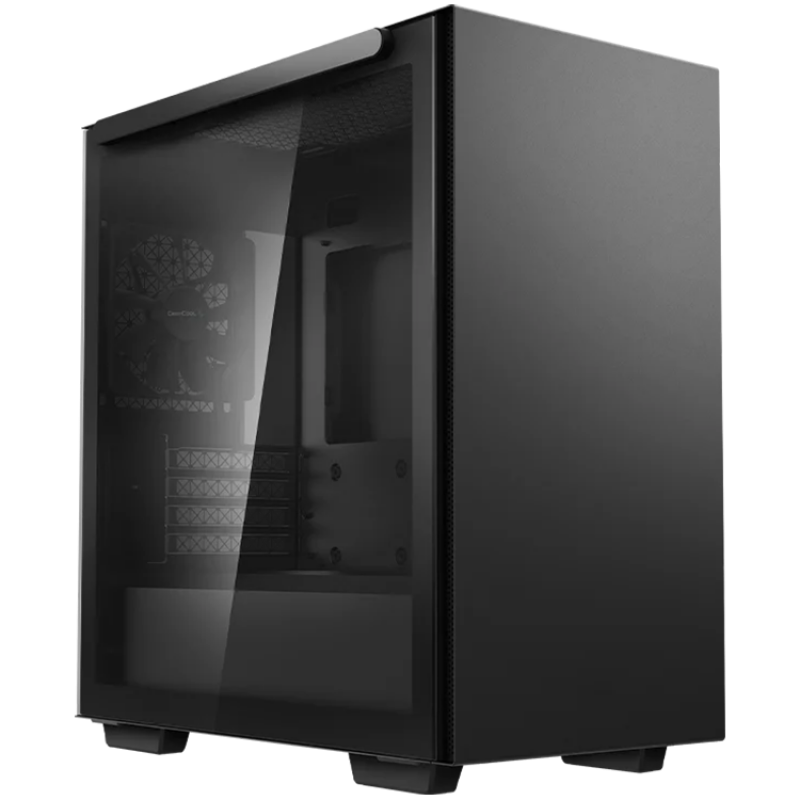 DeepCool MACUBE 110  Mid Tower Case, Mini-ITX / Micro-ATX / ATX / E-ATX, 2xUSB3.0, 1xAudio, ABS+SPCC+Tempered Glass, Mesh Pane