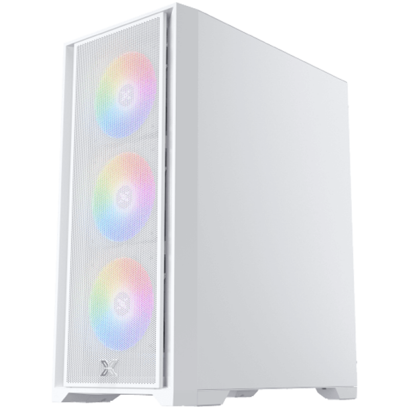 Gaming X II Arctic, EN42867, WH, EATX, U3x1 & U2x2, Front Mesh Grill & Left TG, 4PCS Z20A Arctic & ARGB Control PCB, GAMING_X_II_ARCTIC