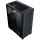 LUX  S  EN48281, Black, ATX/M-ATX/Mini ITX,  U3x1+U2x2, Metal Vents FP & Left TG, 4PCS X24A Fan & Galaxy II Fan Control Kit), LUX_S