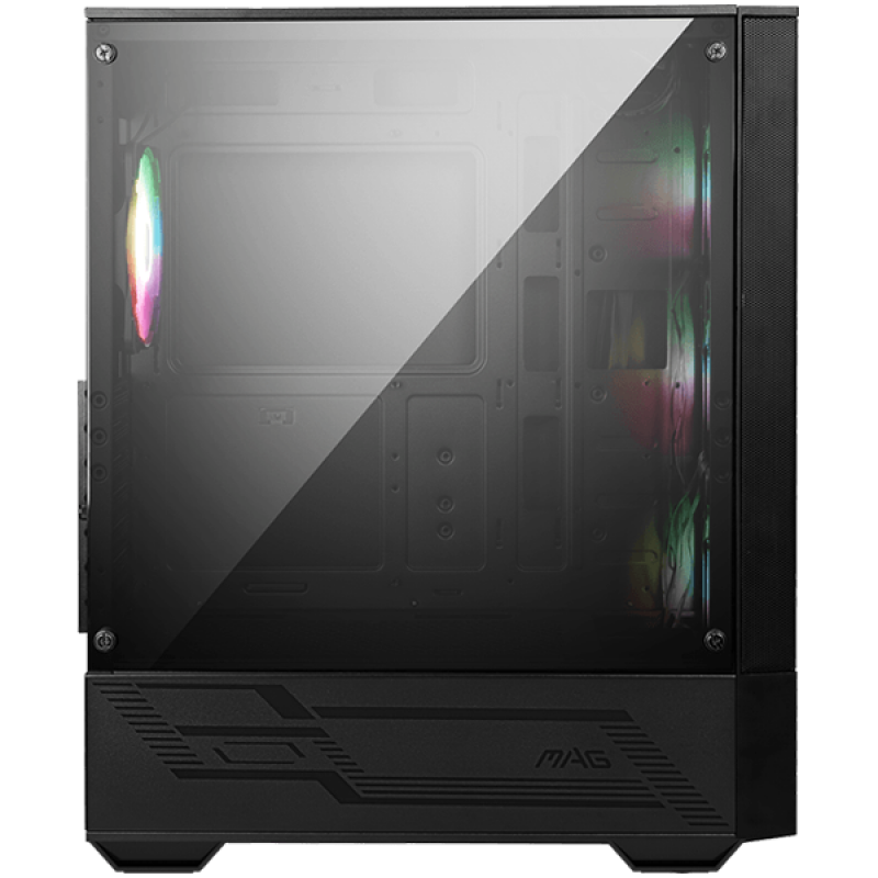 MSI MAG FORGE 112R, Mid-Tower, ATX/M-ATX/ITX, 2x USB 3.2 Gen 1 Type-A, 1x Audio/1x Mic, Insta-light Loop Button, ARGB Hub, 4x 120mm ARGB