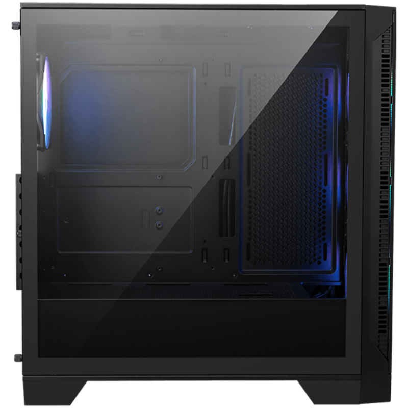MSI MAG FORGE 320R AIRFLOW, Mid-Tower, ATX/M-ATX/ITX, 2x USB 3.2, 1x Audio/Mic, LED Button, ARGB Hub, 4x 120mm ARGB Fans, Mesh Panel, Tempered Glass, Black