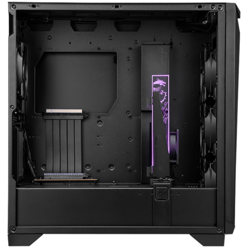 MSI MPG GUNGNIR 300P AIRFLOW, Mid-Tower, E-ATX/ATX/M-ATX/ITX, 2x USB 3.2 Gen 1 Type-A, 1x USB 3.2 Gen 2x2 Type-C, 1x Audio/1x Mic, ARGB