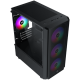 NYX Air, EN41211, M-ATX, U3x1 & U2x2, Meshed Grill Frontpanel & Left TG, Front 4PCS Z20F Fan, NYX_AIR