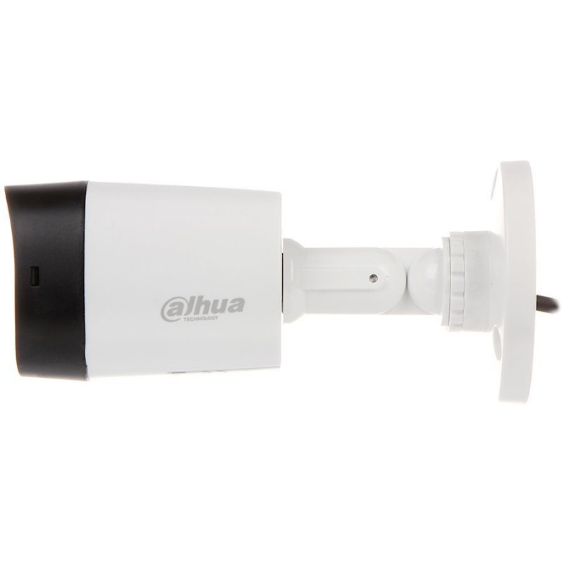 Dahua HDCVI camera 2MP, Bullet, Day&Night, 1/2.7" CMOS, 1920×1080 Effective Pixels, 30fps@1080P, Focal Length 3.6mm, View angle 93°, IR distance up to 20m, 0.04Lux/F1.85, 0Lux IR on, Outdoor installation IP 67, 12V DC, max 2.7W-HAC-B1A21-0360B