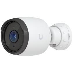 Ubiquiti UVC-G6-Bullet-W All-weather 4K PoE camera with a 1/1.8" 8MP image sensor, Multi-TOPs AI Engine, and long-range IR night vision
