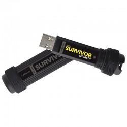 CORSAIR Flash Survivor Stealth USB 3.0 128GB, Military-Style Design, Plug and Play