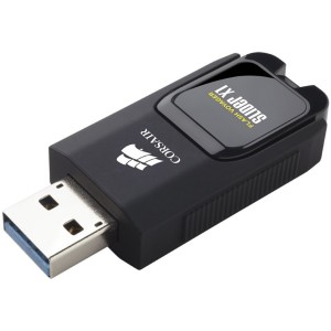 CORSAIR Flash Voyager Slider X1 USB 3.0 32GB, Capless Design, Read 130MBs, Plug and Play