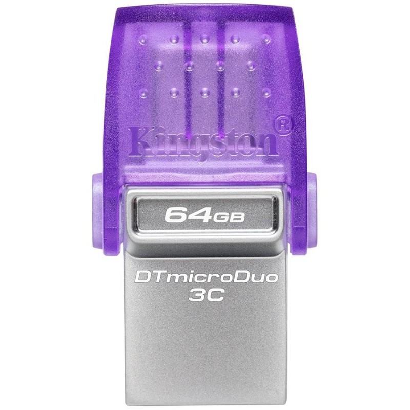Kingston 64GB DataTraveler microDuo 3C 200MB/s dual USB-A + USB-C EAN: 740617328219, DTDUO3CG3/64GB