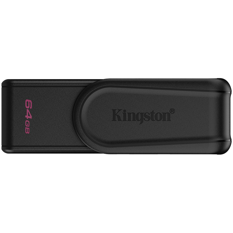 Kingston  64GB Portable USB 3.2 Gen 1 DataTraveler Exodia S (Black/Black), DTXS/64GB