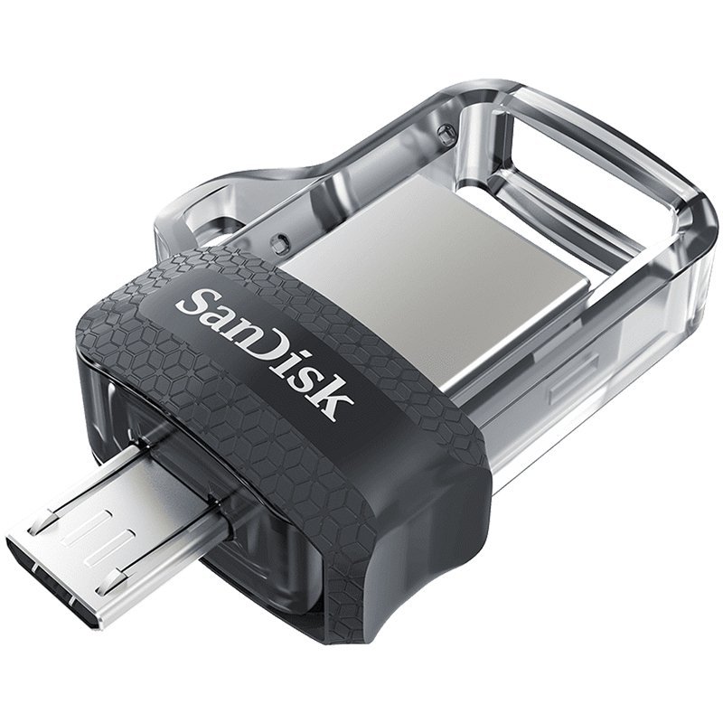 SANDISK 32GB ULTRA DUAL DRIVE M3.0 micro-USB and USB 3.0 connectors-SDDDC3-032G-G46