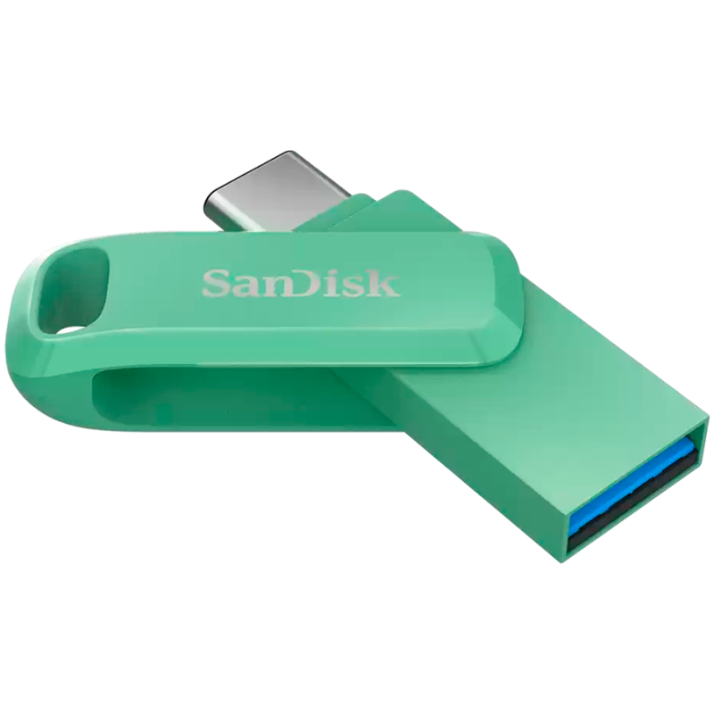 SanDisk Ultra Dual Drive Go USB Type- C, Absinthe Green, Global, 400MB/s 128GB, SDDDC3-128G-G46AG