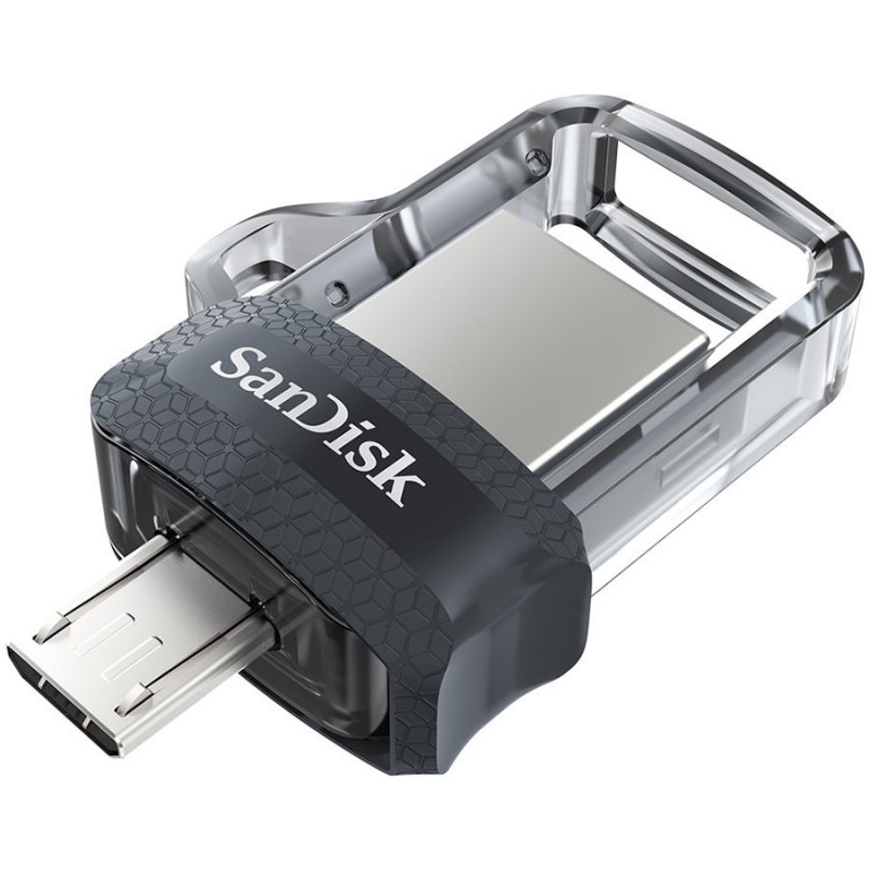 SanDisk Ultra Dual Drive m3.0 128GB Grey & Silver; EAN: 619659149697-SDDD3-128G-G46