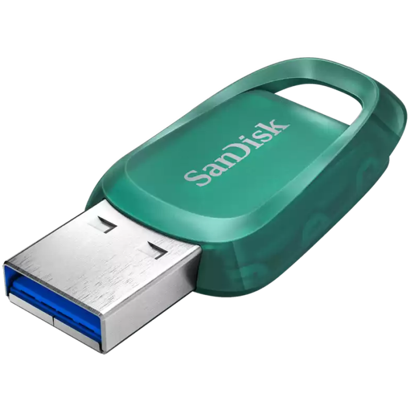 SanDisk Ultra Eco USB Flash Drive USB 3.2 Gen 1 256GB, Upto 100MB/s R, 5Y Warranty, EAN: 619659196479, SDCZ96-256G-G46