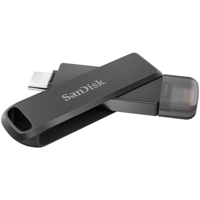 SanDisk iXpand Flash Drive Luxe 64GB - USB-C + Lightning-SDIX70N-064G-GN6NN