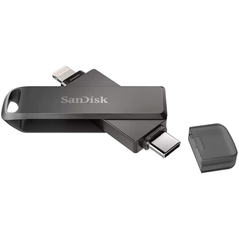 SanDisk iXpand Flash Drive Luxe 64GB - USB-C + Lightning-SDIX70N-064G-GN6NN