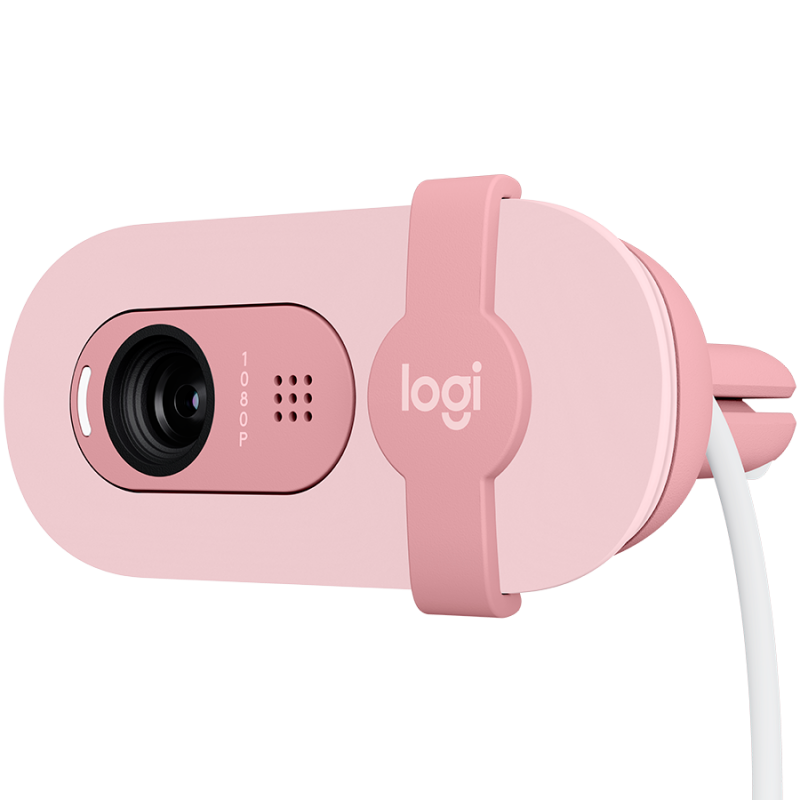 LOGITECH Brio 100 Full HD Webcam - ROSE - USB, 960-001623