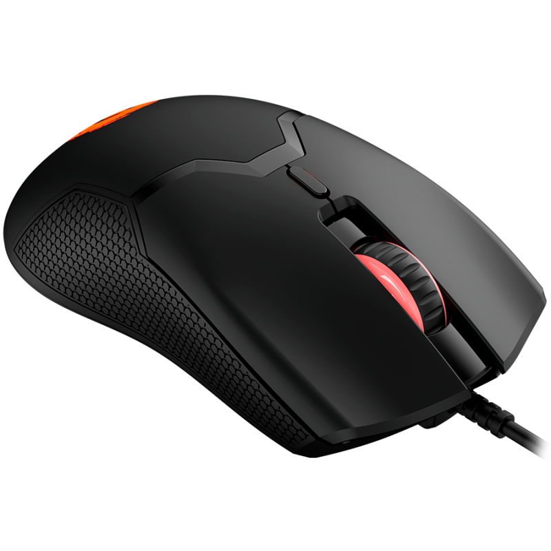 CANYON Carver GM-116,  6keys Gaming wired mouse, A603EP sensor, DPI up to 3600, rubber coating on panel, Huano 1million switch, 1.65M PVC
