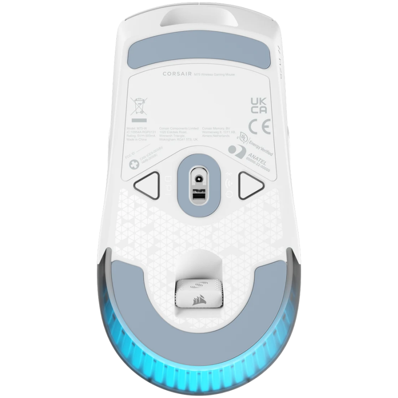 Corsair M75 WIRELESS Lightweight RGB Gaming Mouse, White (EU), CH-931D011-EU