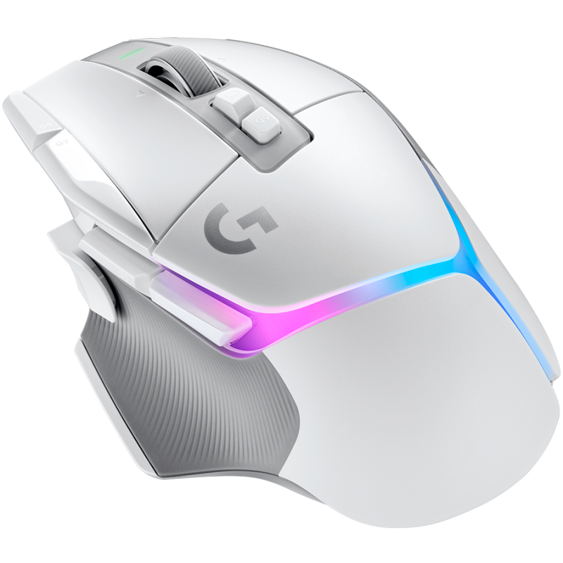 LOGITECH G502 X PLUS  - WHITE/PREMIUM - 2.4GHZ - EER2 - #933, 910-006171