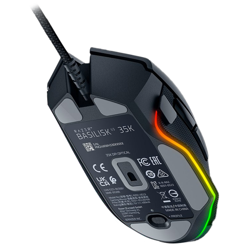 RAZER Basilisk V3 35K Gaming Mouse, RZ01-05230100-R3M1