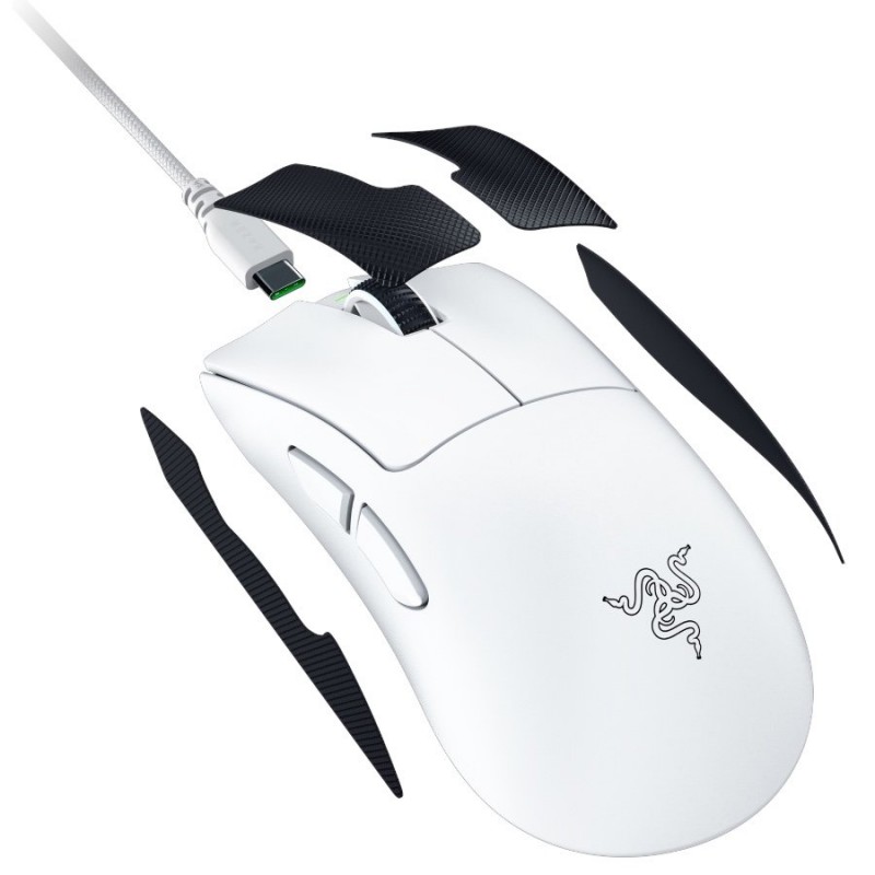 RAZER DeathAdder V4 Pro Gaming Mouse - White