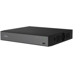 Imou 18-ch NVR, H.265, Max 8MP/15 fps, 1x RJ45 10/100, 1x VGA, 1x HDMI, 2x USB, 1x SATA max 16TB, Built-in Mic and Speaker, ONVIF, Smart detection (Motion, Person, Vehicle), DC 12V 2A