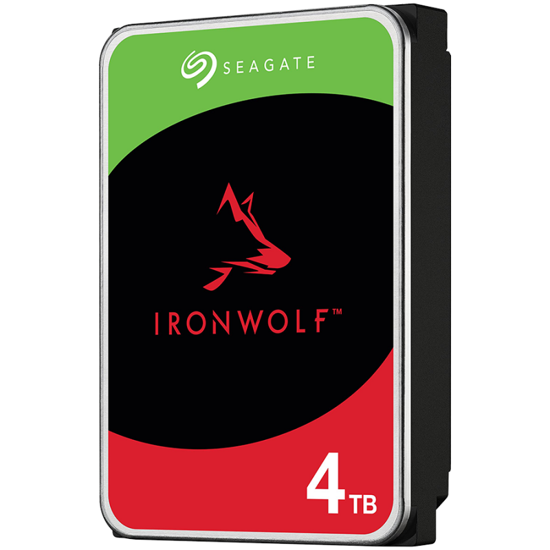 SEAGATE HDD NAS IronWolf  (3.5/4TB/SATA 6Gb/s/rpm 5400), ST4000VN006