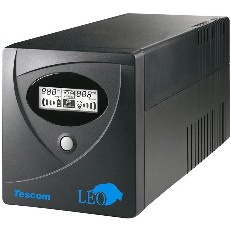 UPS 650VA/390W, 1 x battry 12V/9Ah, 2 x shoko input, LCD Display-650A_LCD