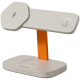 CANYON Wireless Charging Station Hexagon 310 3in1 LightGrey/Orange, CNS-WCS310LGOR