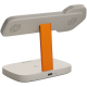 CANYON Wireless Charging Station Hexagon 310 3in1 LightGrey/Orange, CNS-WCS310LGOR