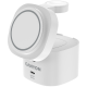 Canyon 4 in 1 Wireless Charging Stand, 30W max, Size: 70x70x70.3mm, weight: 414g, with 65W charger and 1M cable, white