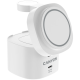 Canyon 4 in 1 Wireless Charging Stand, 30W max, Size: 70x70x70.3mm, weight: 414g, with 65W charger and 1M cable, white