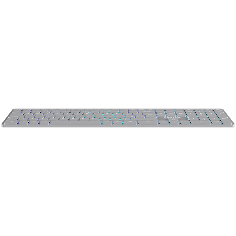 CANYON keyboard HKB-W11 UK/US RGB Dual Mode Wireless Grey, CNS-HBTK11G