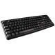 CANYON Wired Keyboard, 104 keys, USB2.0, Black, cable length 1.3m, 443*145*24mm, 0.37kg, Bulgarian-CNE-CKEY01-BG