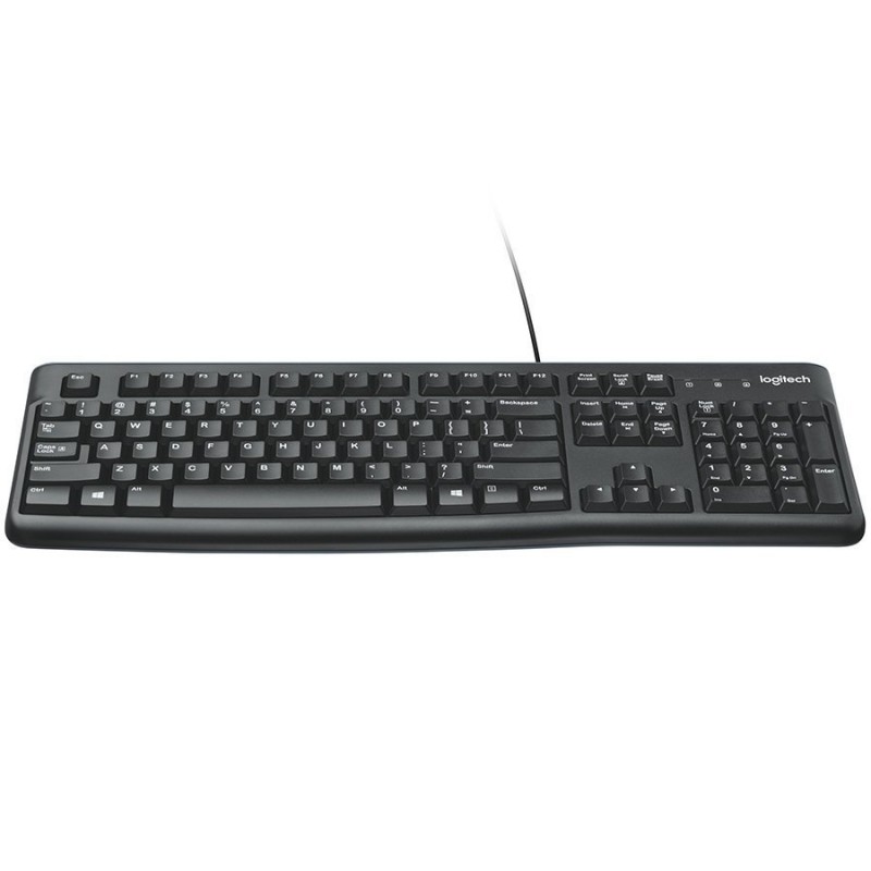 LOGITECH Corded Keyboard K120 - EER - US International layout-920-002509