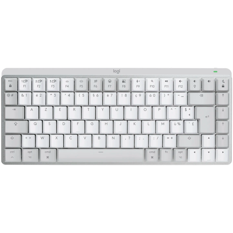 LOGITECH MX Mechanical Mini for Mac Minimalist Wireless Illuminated Keyboard  - PALE GREY - US INTL - 2.4GHZ/BT - EMEA - TACTILE