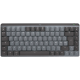 LOGITECH MX Mechanical Mini for Mac Minimalist Wireless Illuminated Keyboard  - SPACE GREY - US INTL - 2.4GHZ/BT - N/A - EMEA - TACTILE