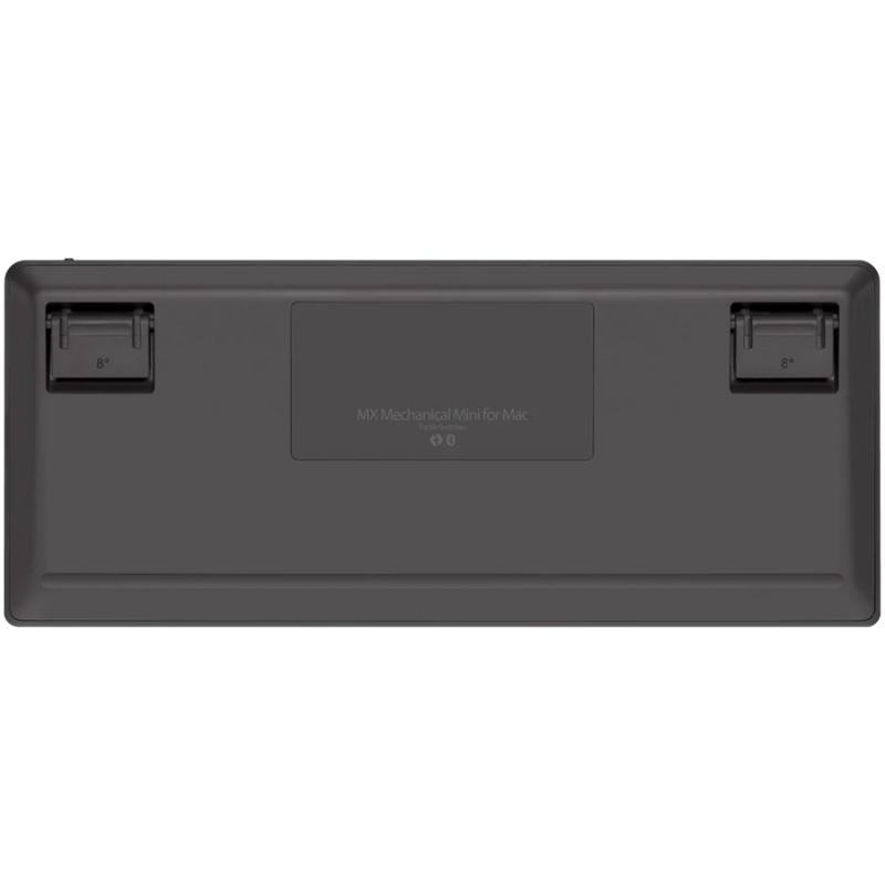 LOGITECH MX Mechanical Mini for Mac Minimalist Wireless Illuminated Keyboard  - SPACE GREY - US INTL - 2.4GHZ/BT - N/A - EMEA - TACTILE