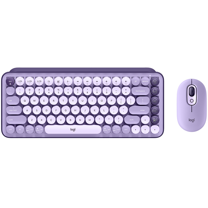 LOGITECH POP ICON KEYS - LILAC  - US INT'L - BT  - INTNL-973, 920-013074