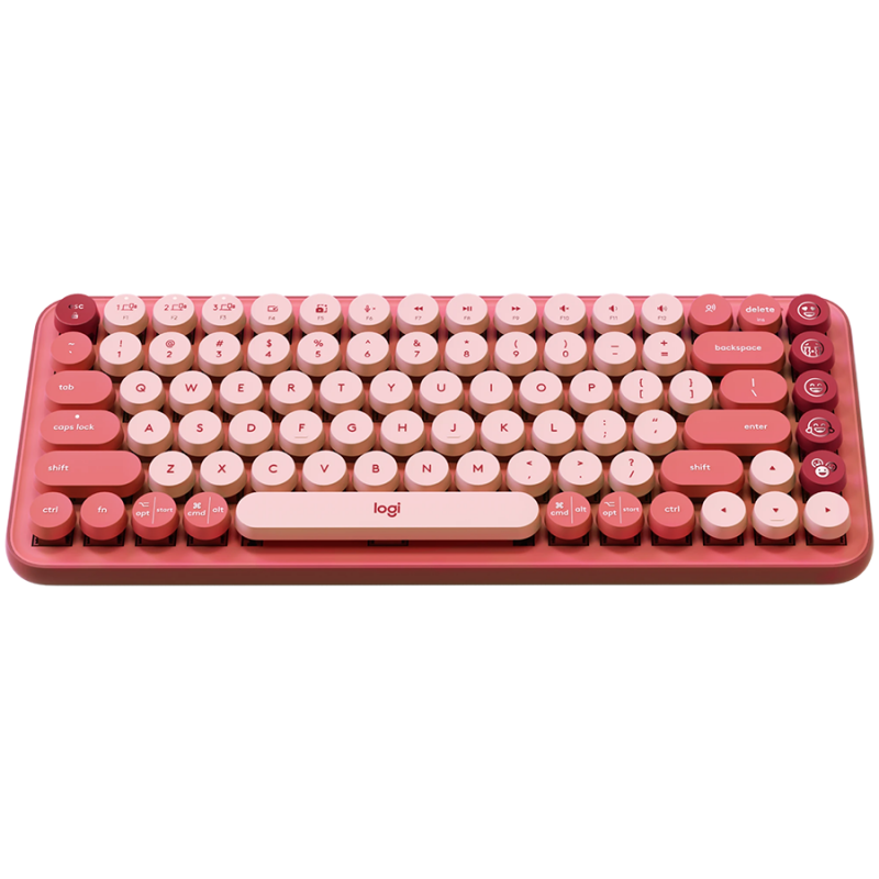 LOGITECH POP ICON KEYS - ROSE - US INT'L - BT  - INTNL-973, 920-013073