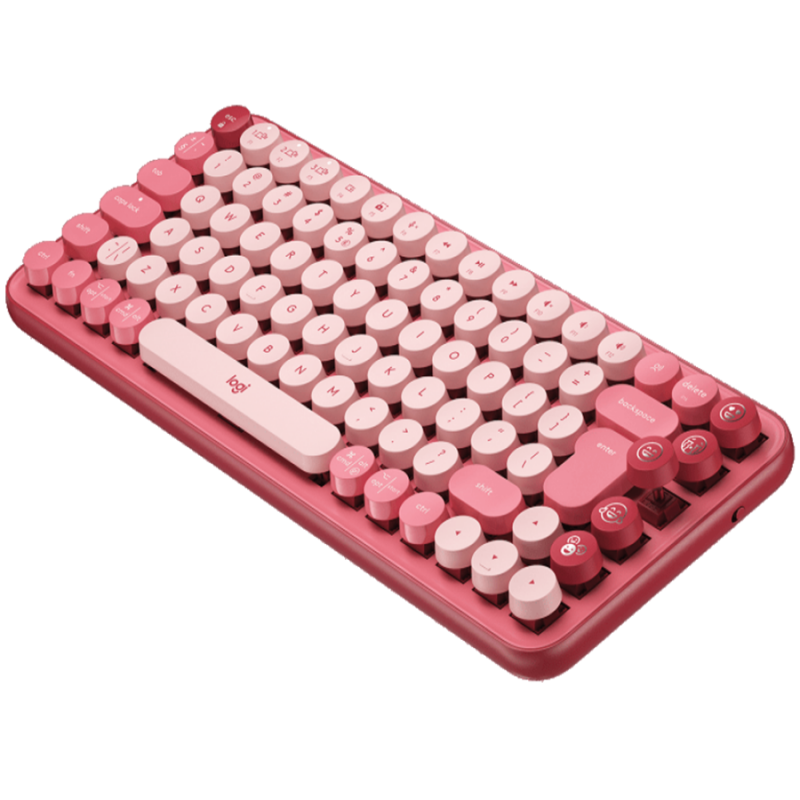 LOGITECH POP ICON KEYS - ROSE - US INT'L - BT  - INTNL-973, 920-013073