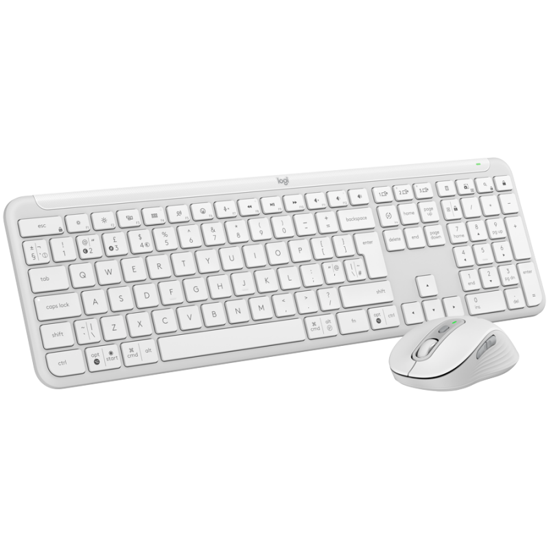 LOGITECH Signature Slim Combo MK950 - OFF WHITE - US INT'L - 2.4GHZ/BT - INTNL-973, 920-012491