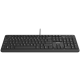 wired keyboard with Silent switches ,105 keys,black, 1.5 Meters cable length,Size 442*142*17.5mm,460g,BG layout-CNS-HKB02-BG