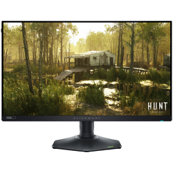 Alienware AW2524HF Gaming Монитор, 24.5", FHD 1920x1080, 500Hz, Fast IPS AG, ComfortView Plus, Flicker Free, 16:9, 400 cd/m2, 1000:1, 178/178, 1ms/0.5ms, HDMI, 2xDP, 2x USB 3.2, Height, Pivot, Swivel, Tilt adjustable, 3Y